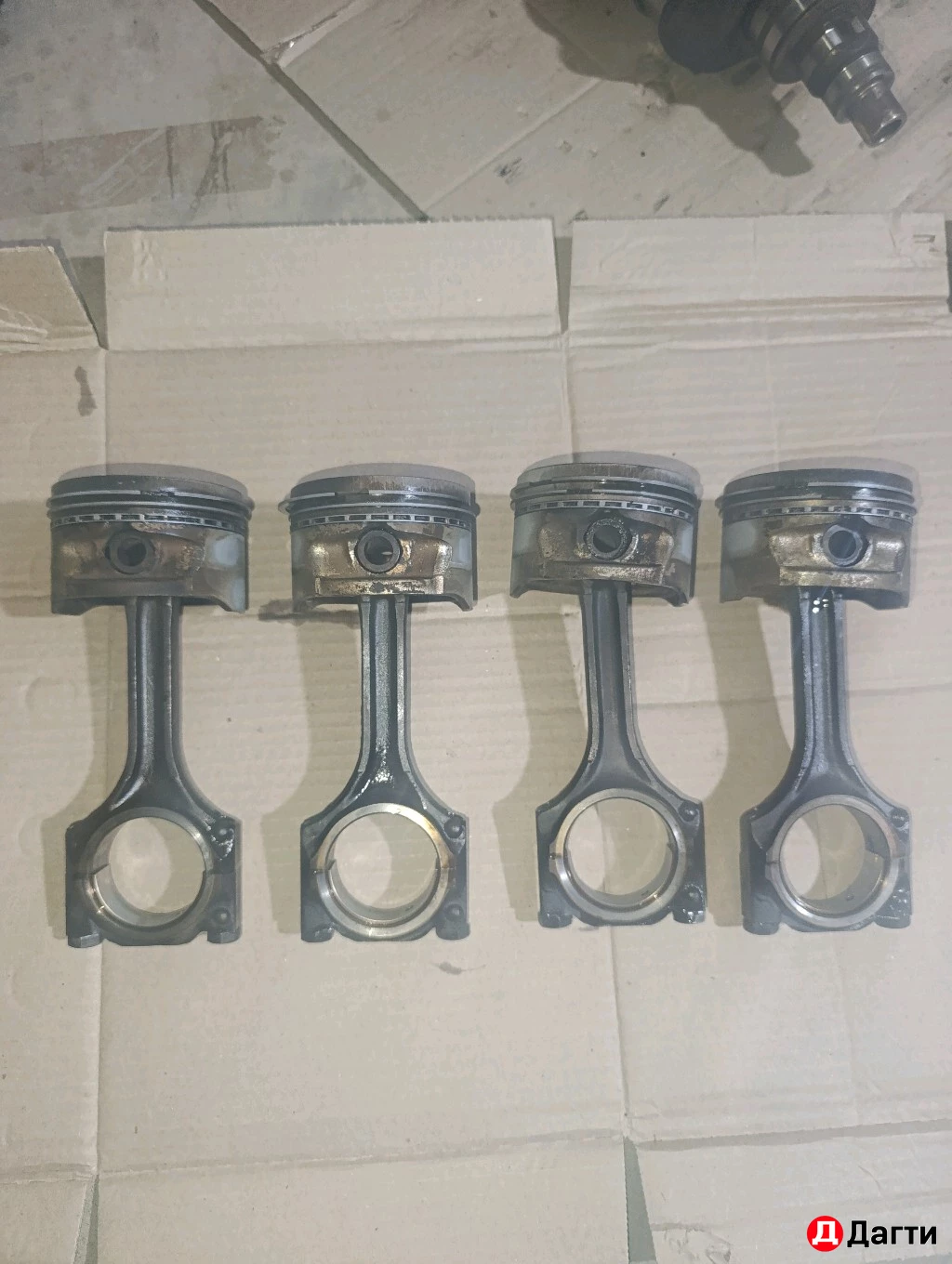 Поршень с шатуном на Nexsia Lanos