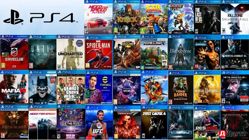 PS3 - PS4 закачка игр - ремонт