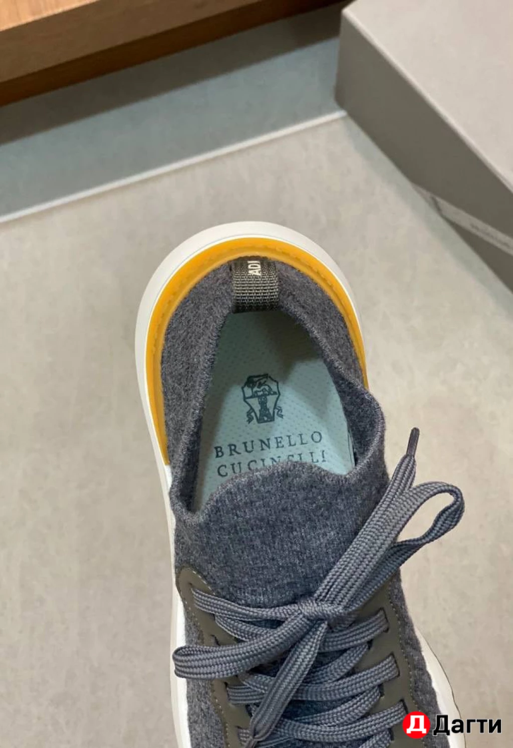 Мужские кроссовки от бренда Brunello Cucinelli