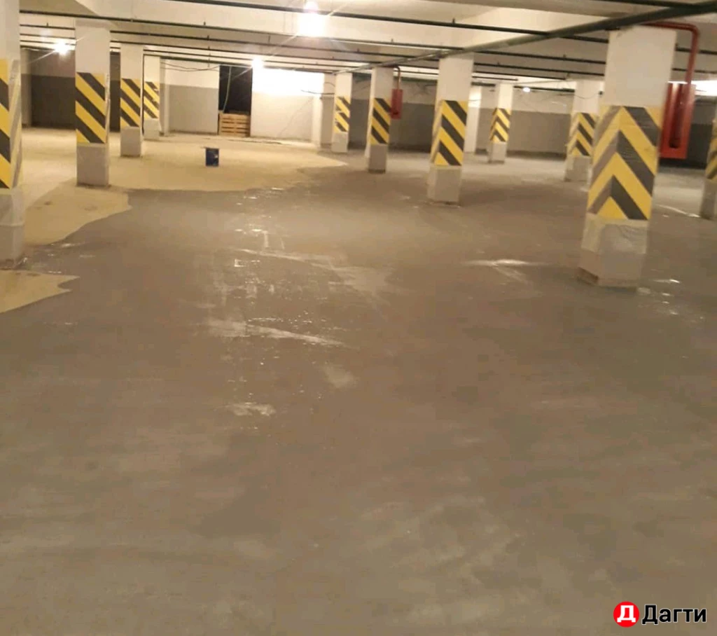 Беспыльная шлифовка бетонного пола