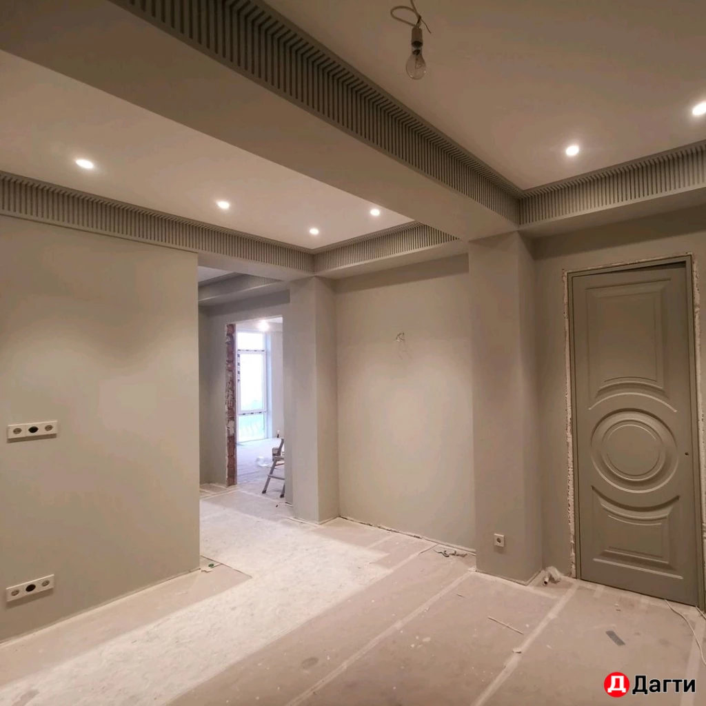 Поклейка обоев, ремонт