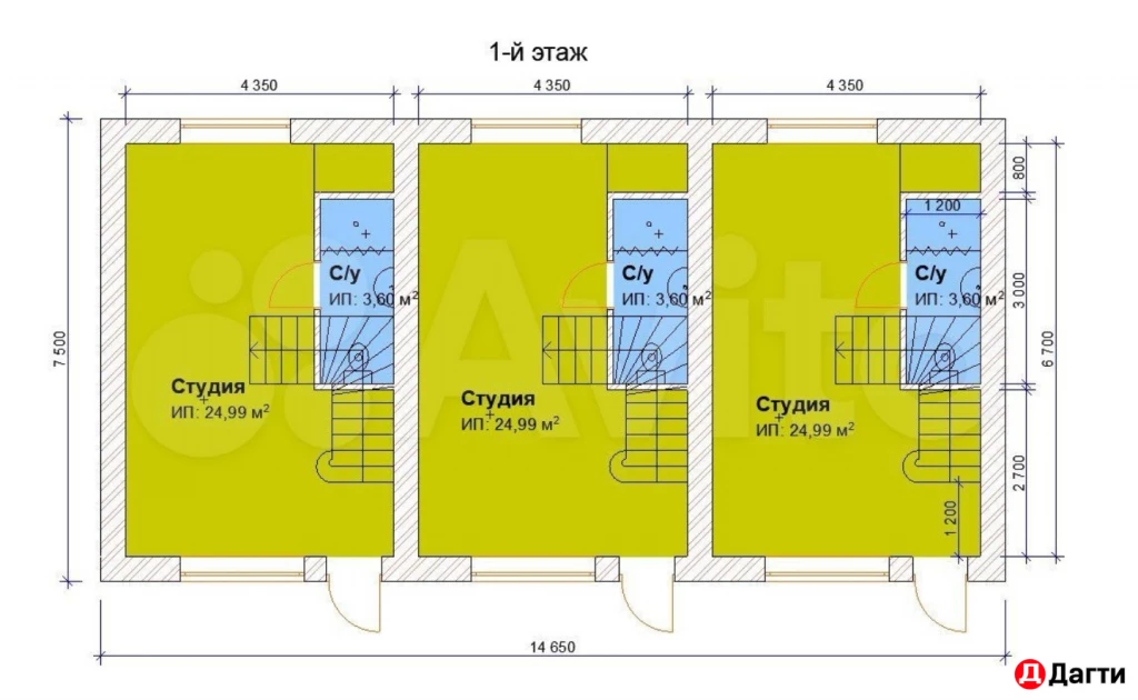 Дом, Сельхоз (СНТ или ДНП), 1 сот