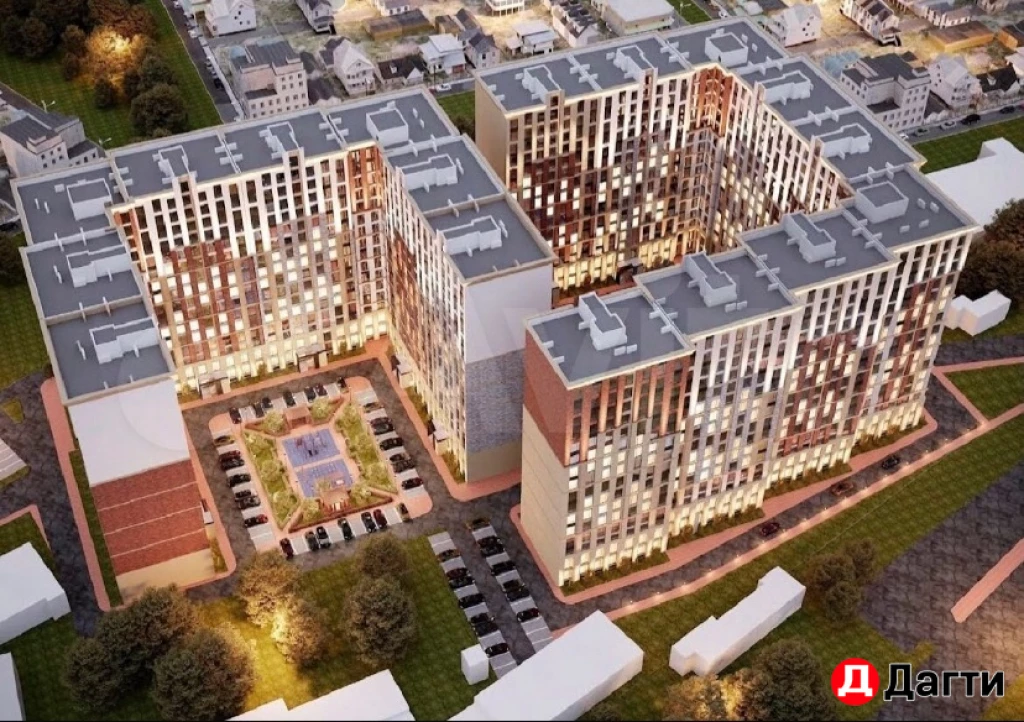 Квартира, 2 комнаты, 67 м², Застройщик