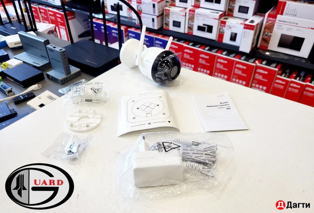 2 мегапиксельная уличная Wi-Fi видеокамера Dahua DH-IPC-F2CP-PV-0280B