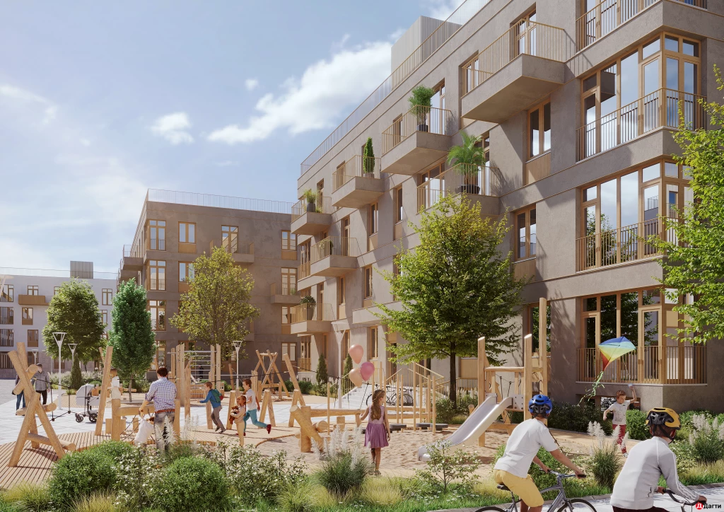 Квартира, 2 комнаты, 75.9 м², Застройщик