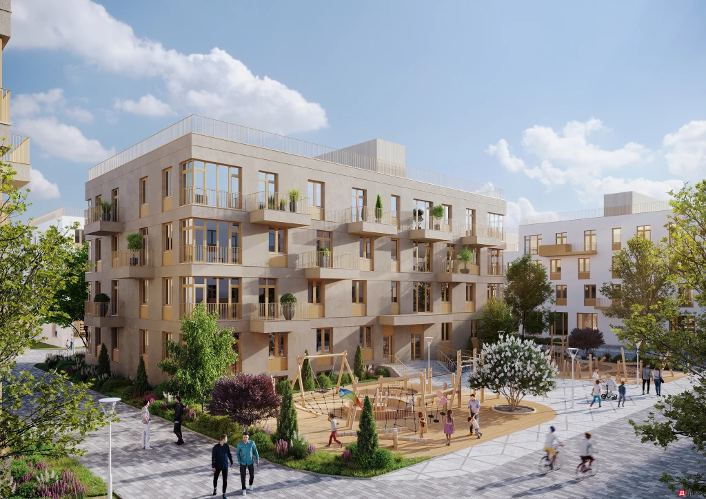 Квартира, 2 комнаты, 75.9 м², Застройщик