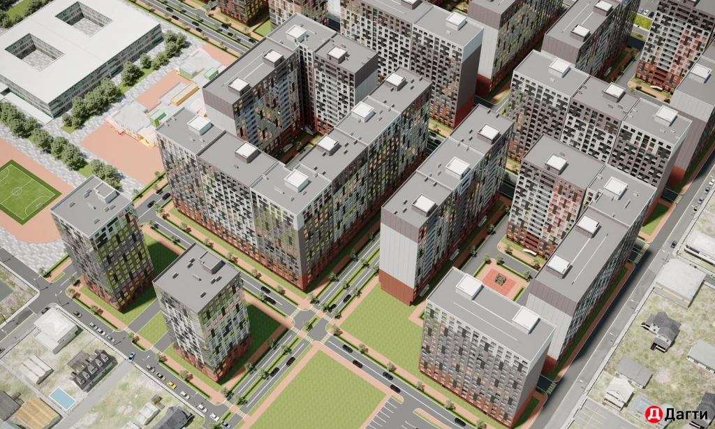 Квартира, 1 комната, 50.74 м², Застройщик