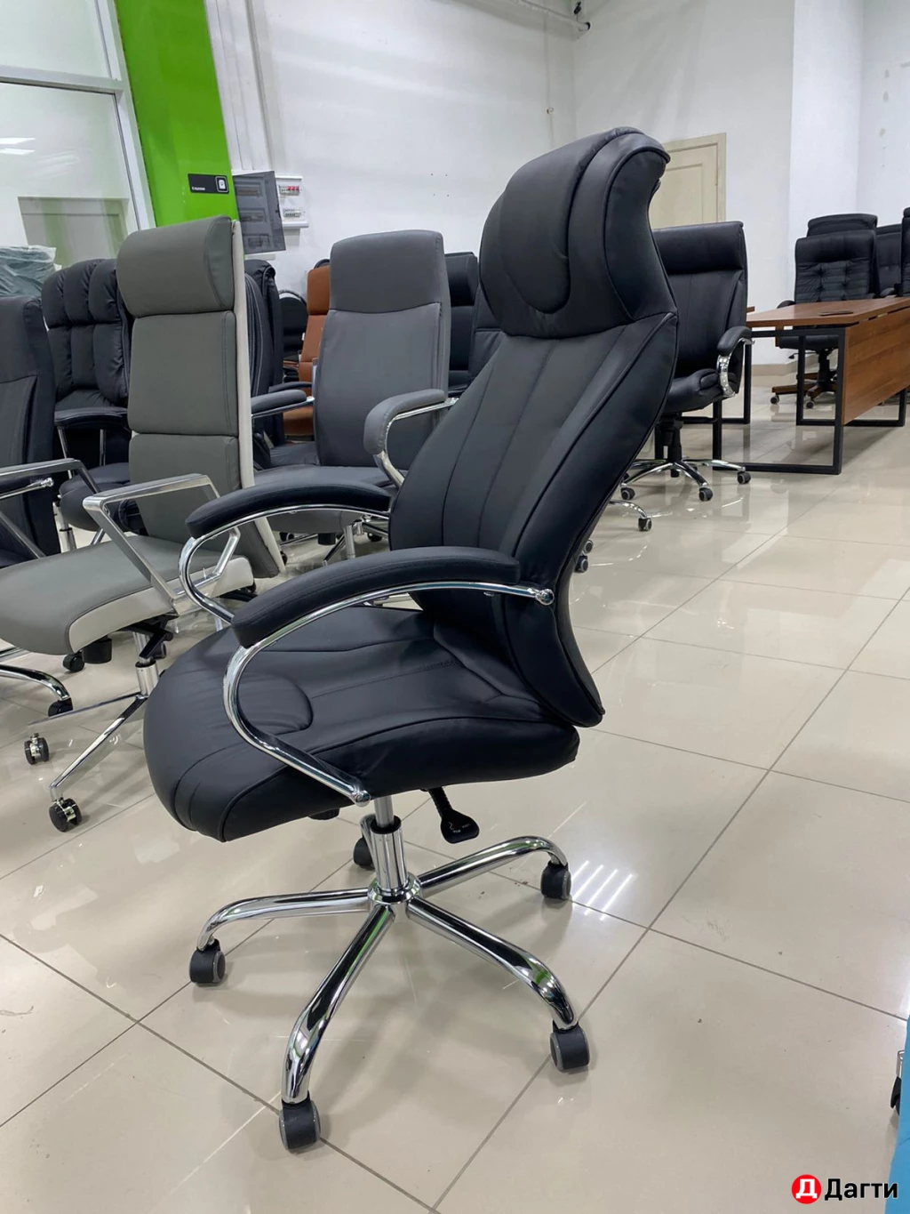 Кресло руководителя Everprof Forum, нат. кожа