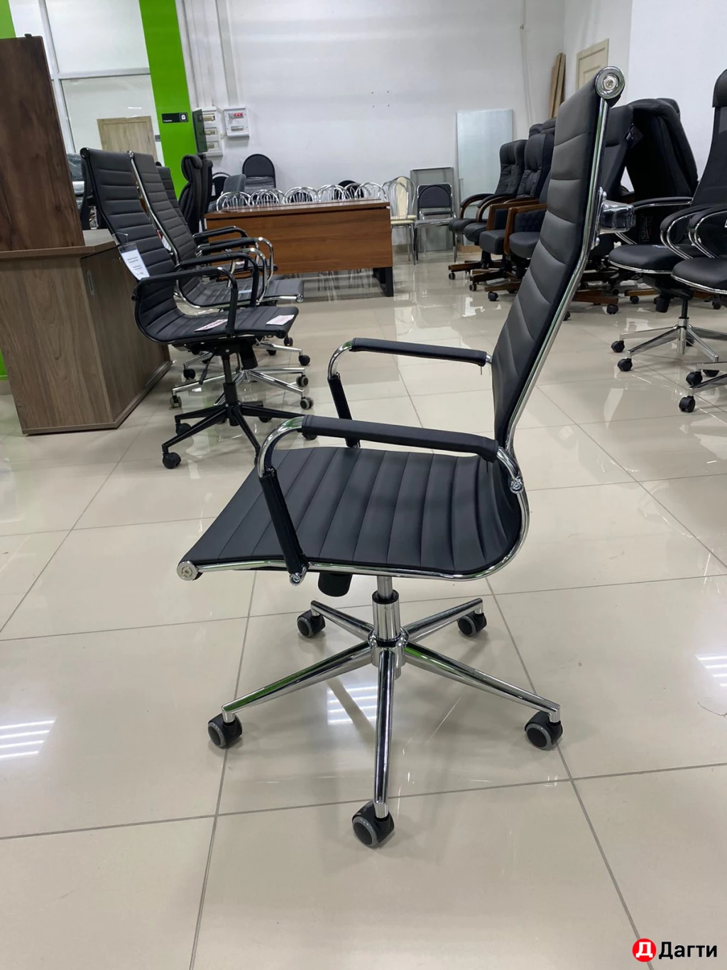 Кресло руководителя Everprof Rio T Экокожа Черный