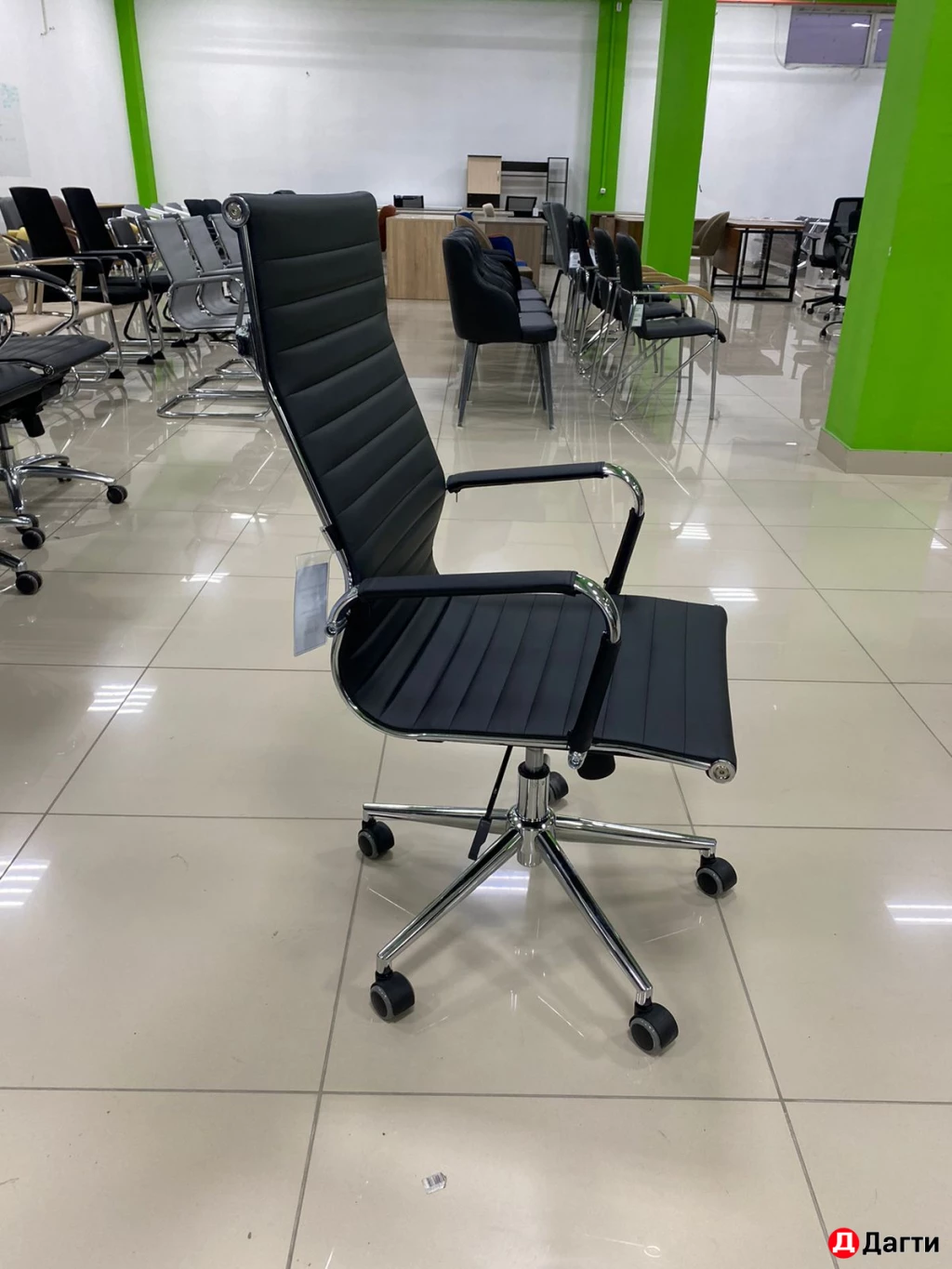 Кресло руководителя Everprof Rio T Экокожа Черный