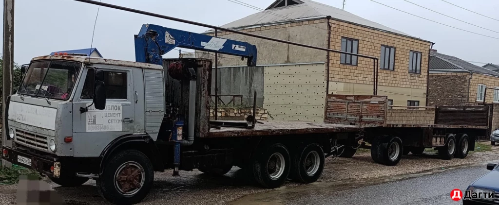 Камаз манипулятор с прицепом