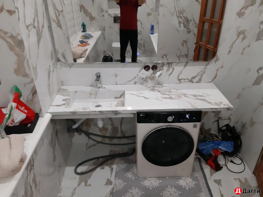 Раковина в ванную 55 х 120 см