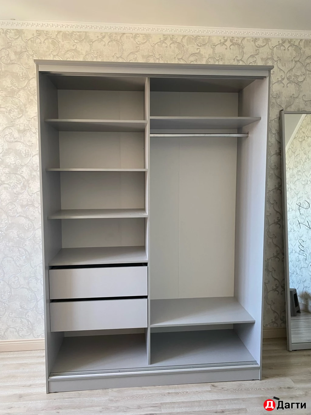 Шкаф купе 1.05 Серый