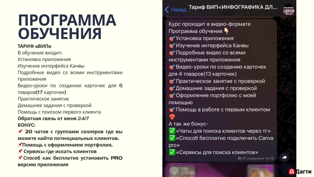 Обучение «инфографика для маркетплейсов»