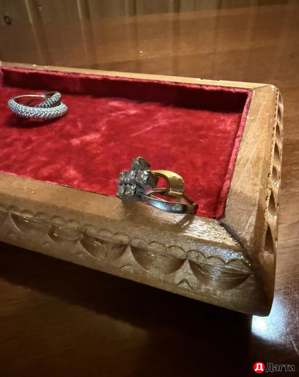 Кольцо с бриллиантами