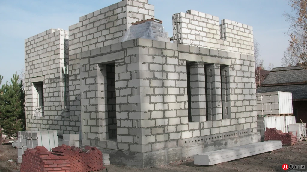 Кладка блоков