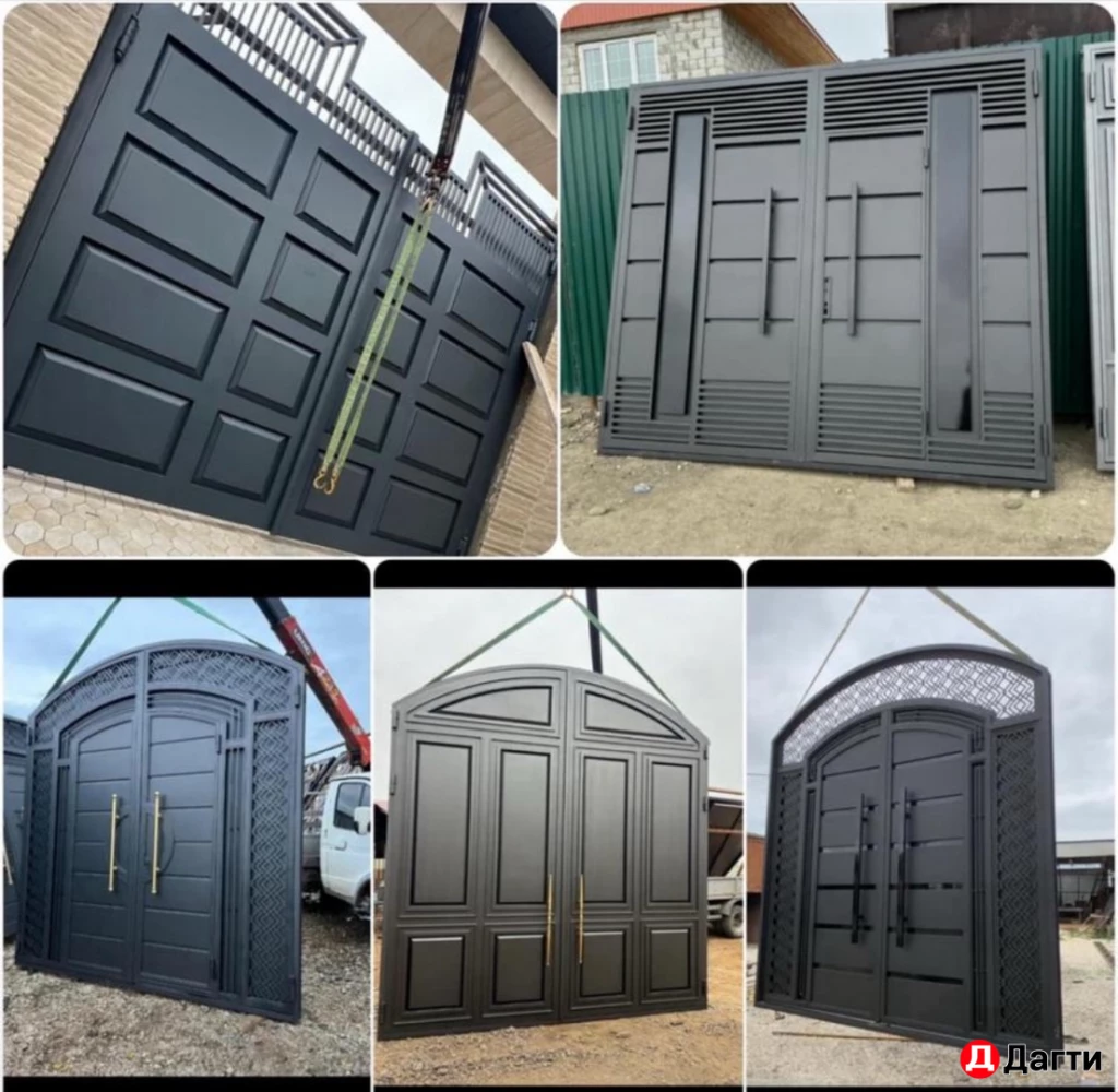 КОВАННЫЕ ВОРОТА ,перила ,навесы,входные бронь двери