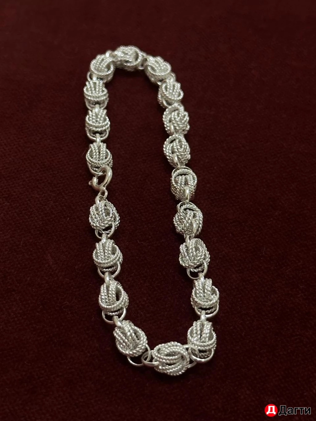 Женский Браслет Орешек Серебро 925 Крупный