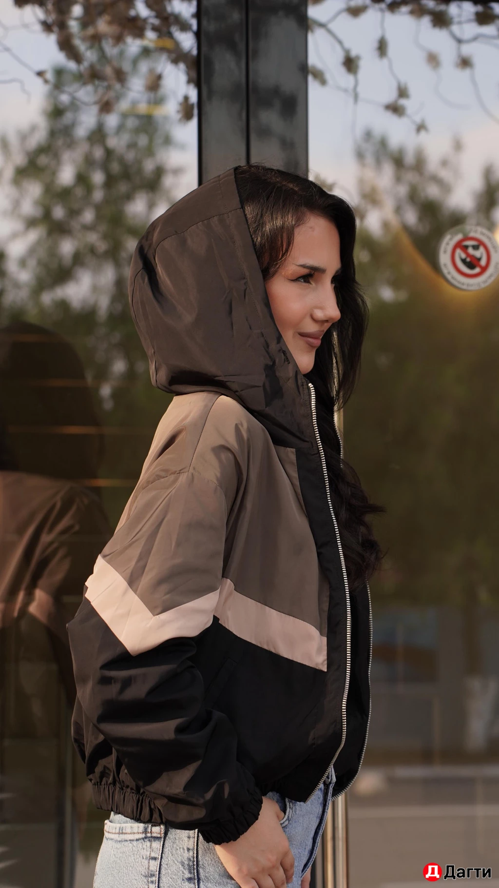 Бомбер плащевка