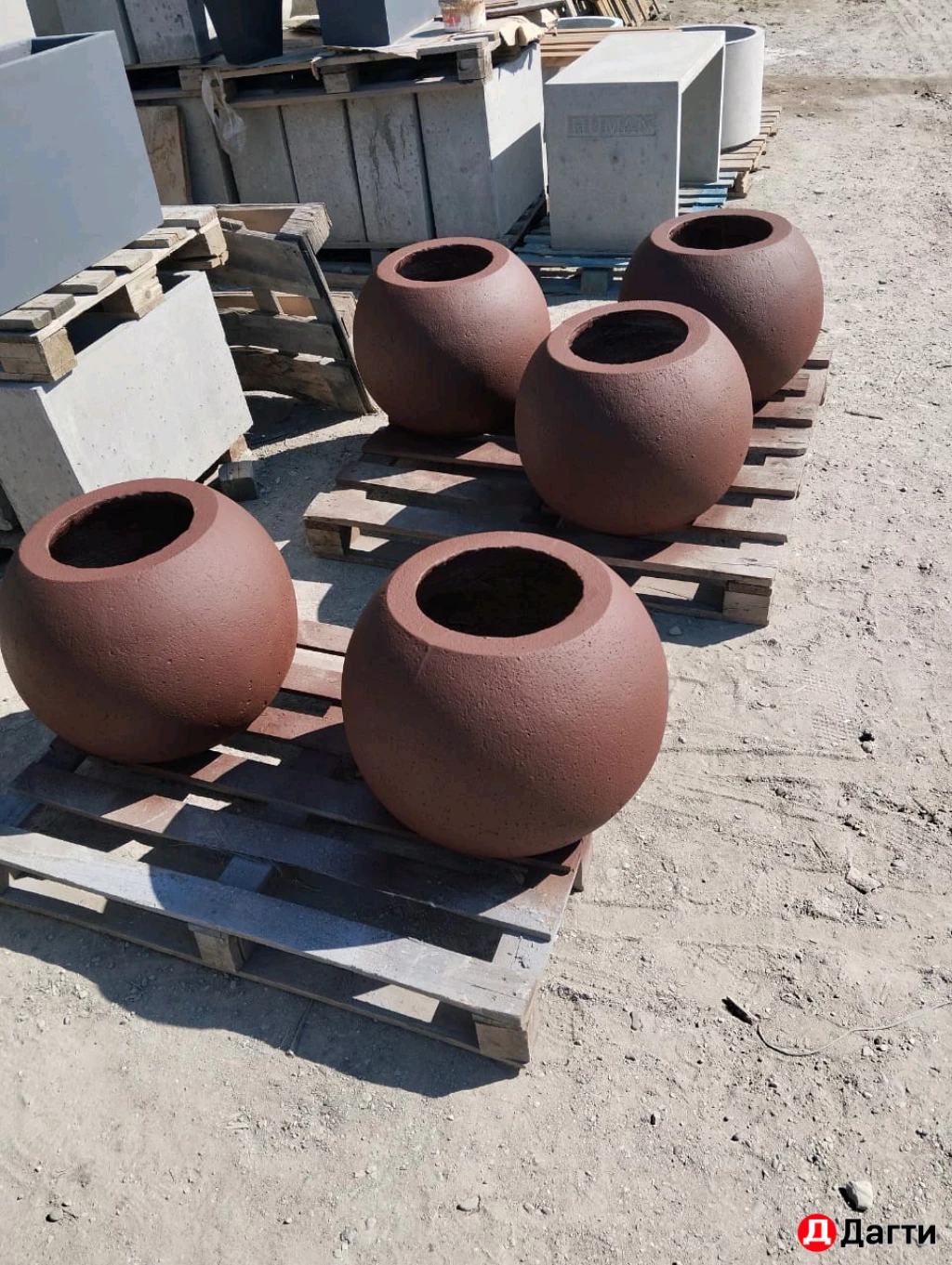 Кашпо бетонное, цветочницы