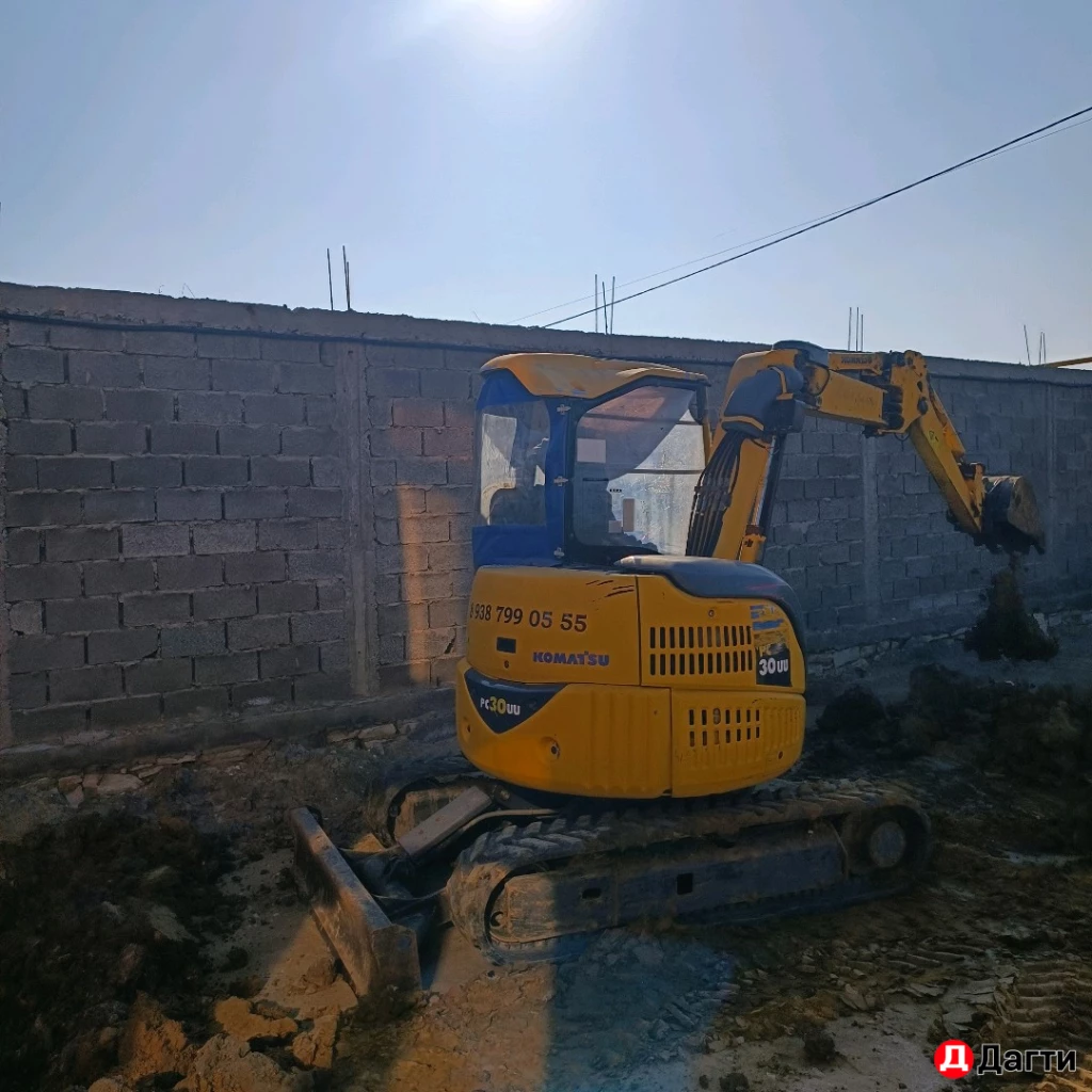 Услуги мини-экскаватора