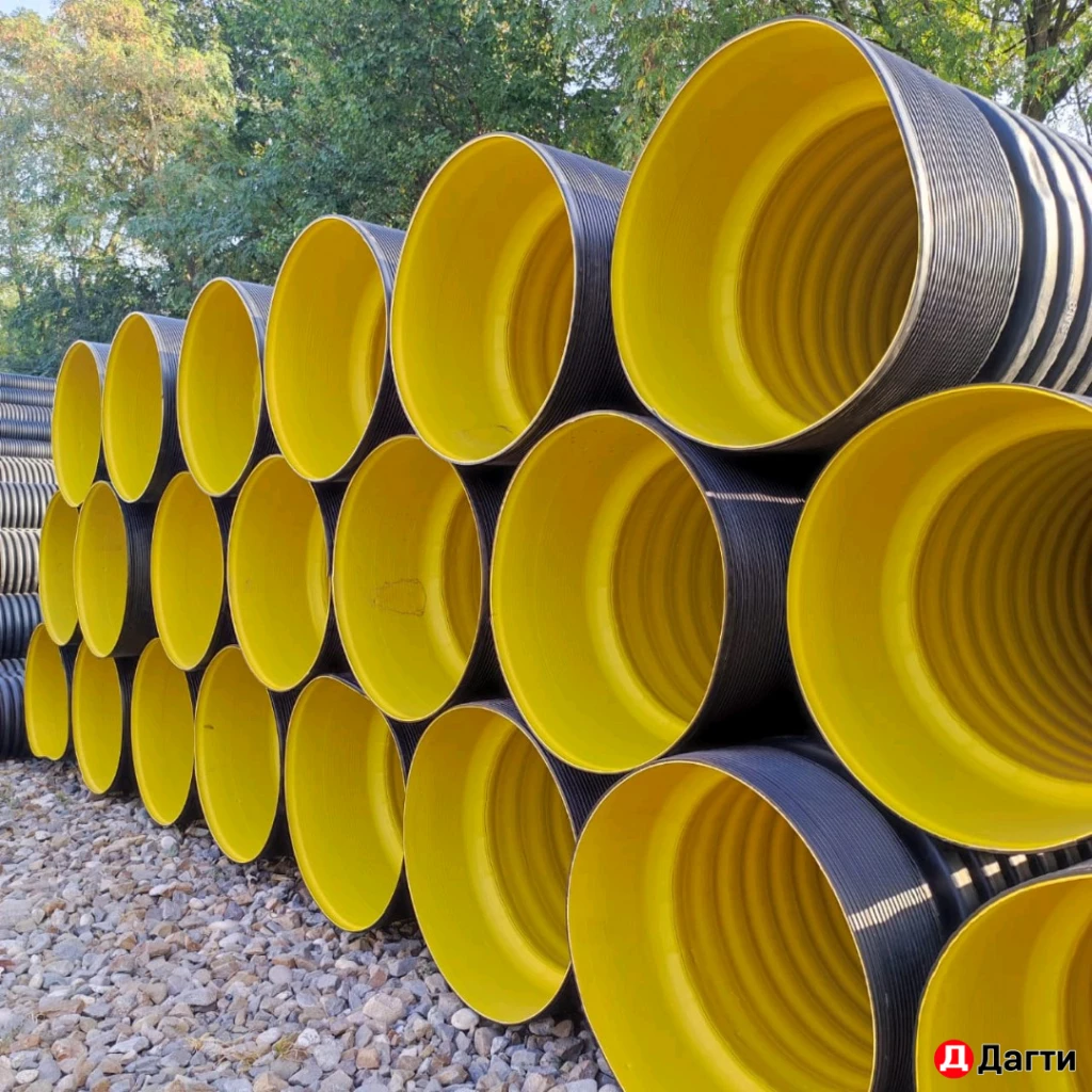 Труба гофрированная для канализации