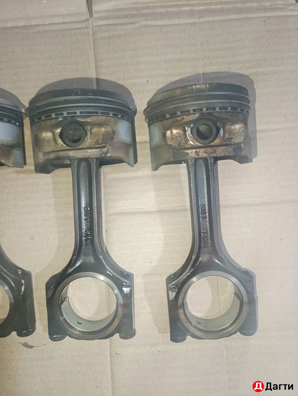 Поршень с шатуном на Nexsia Lanos