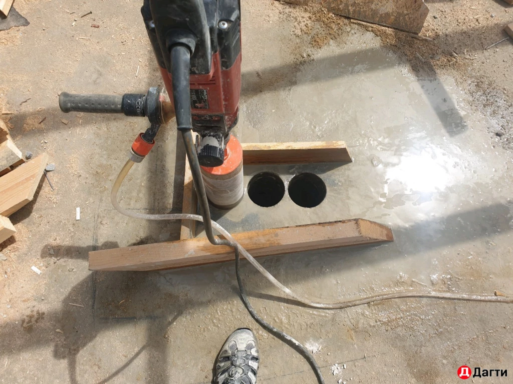 Алмазное сверление и резка стен