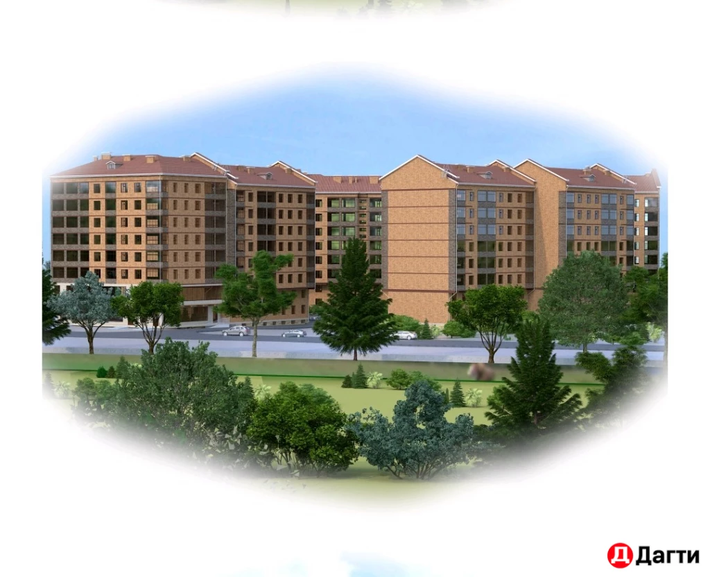 Квартира, 2 комнаты, 60.5 м², Застройщик