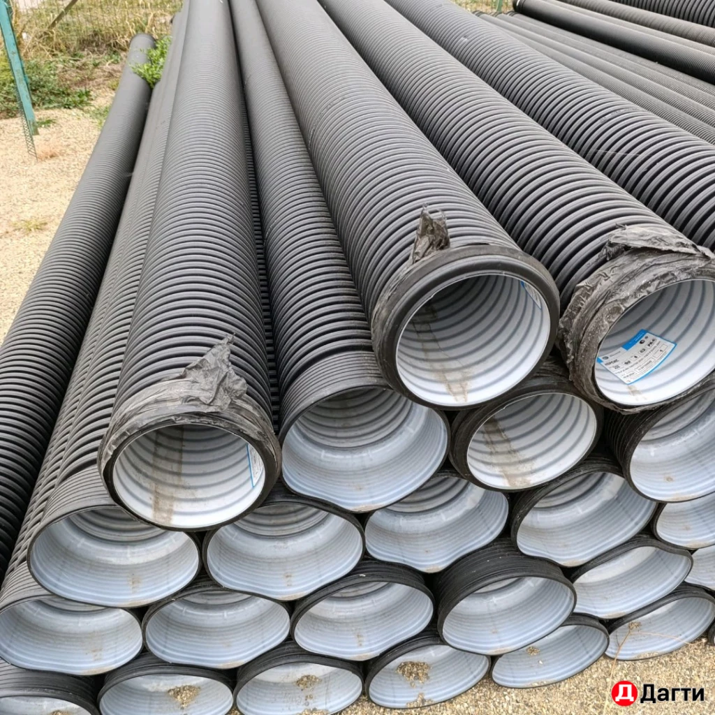Труба гофрированная для канализации