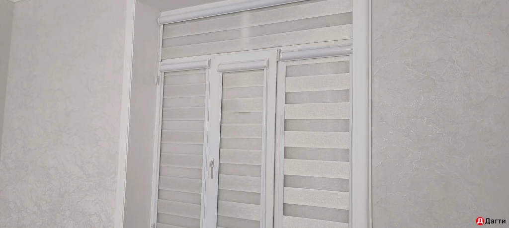 Рулонные шторы. день-ночь вставные сетки плиссе