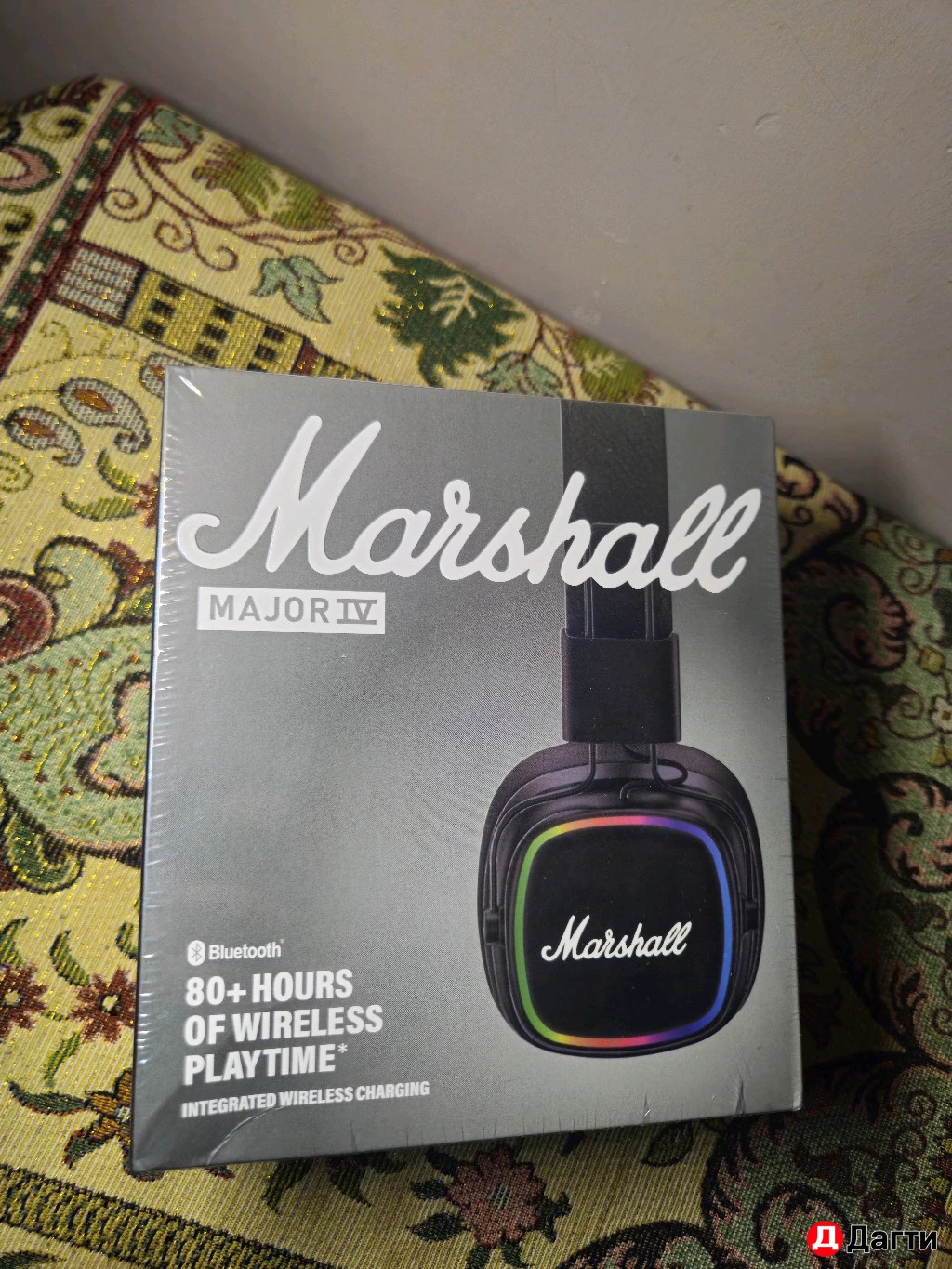 Marshall Major IV — беспроводные наушники, 80+ часов,складываются.