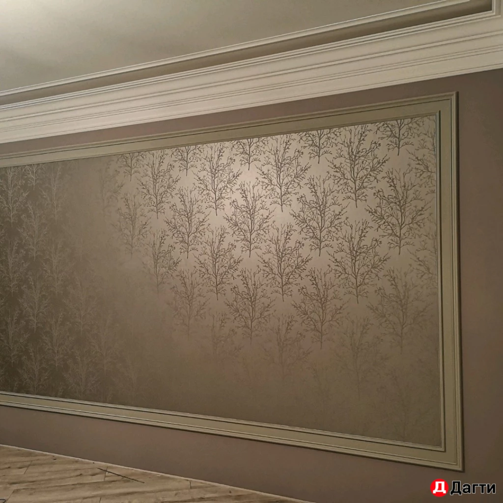 Поклейка обоев, ремонт