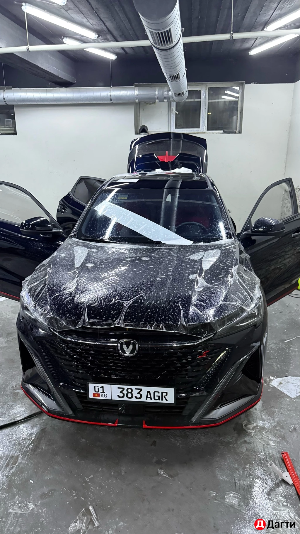 Оклейка антигравийной пленкой