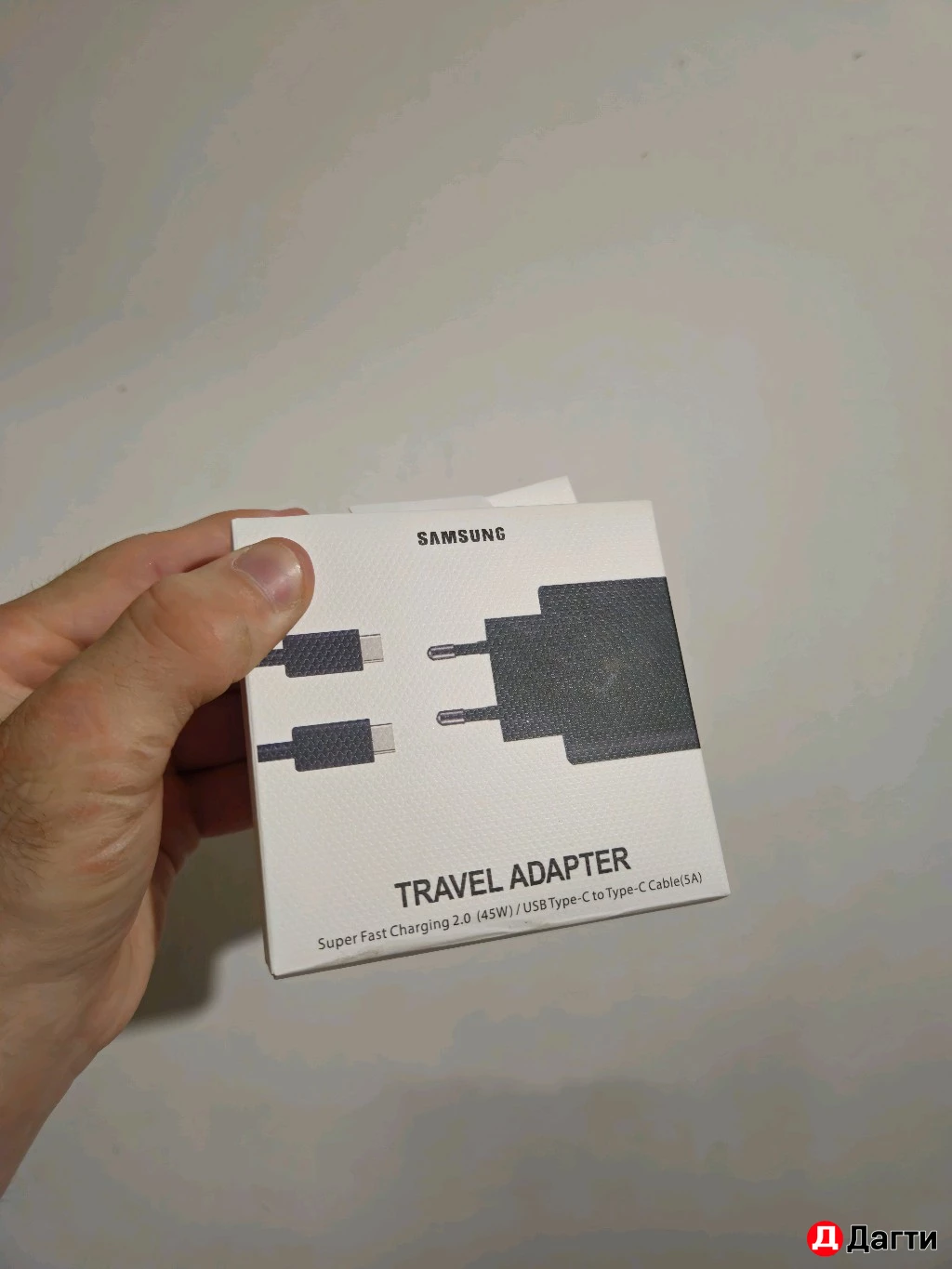 Оригинальный комплект зарядки Samsung 45w(блок+кабель)