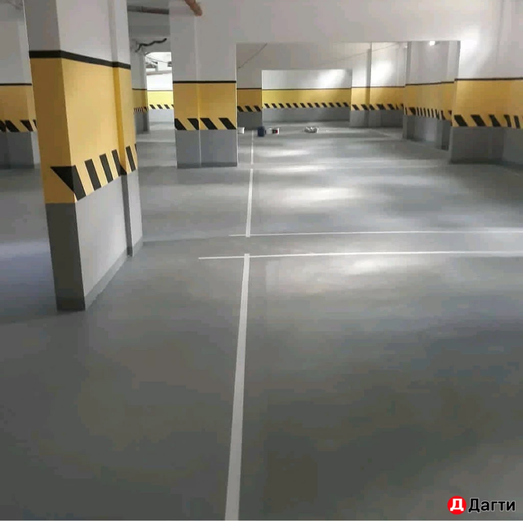 Беспыльная шлифовка бетонного пола