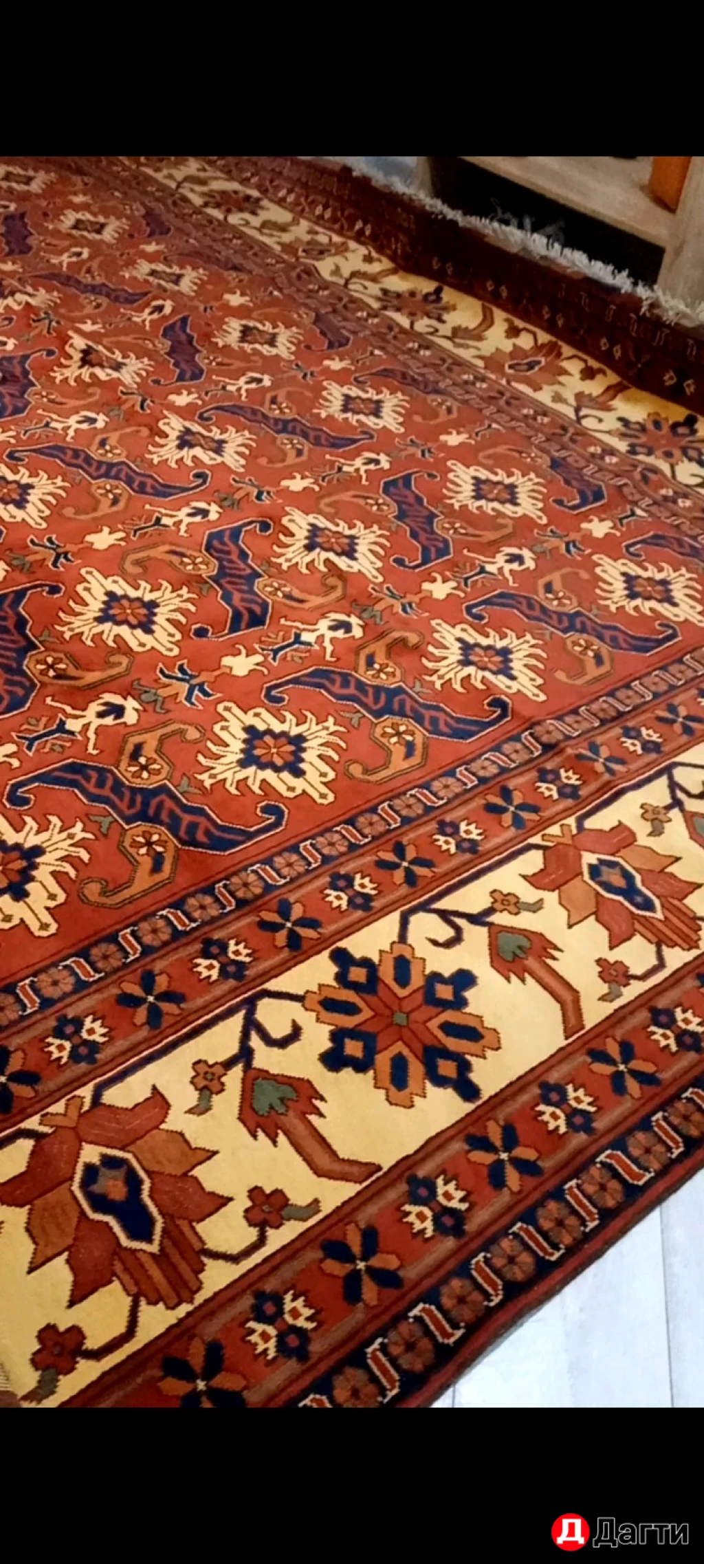 Туркмено афганский ковёр