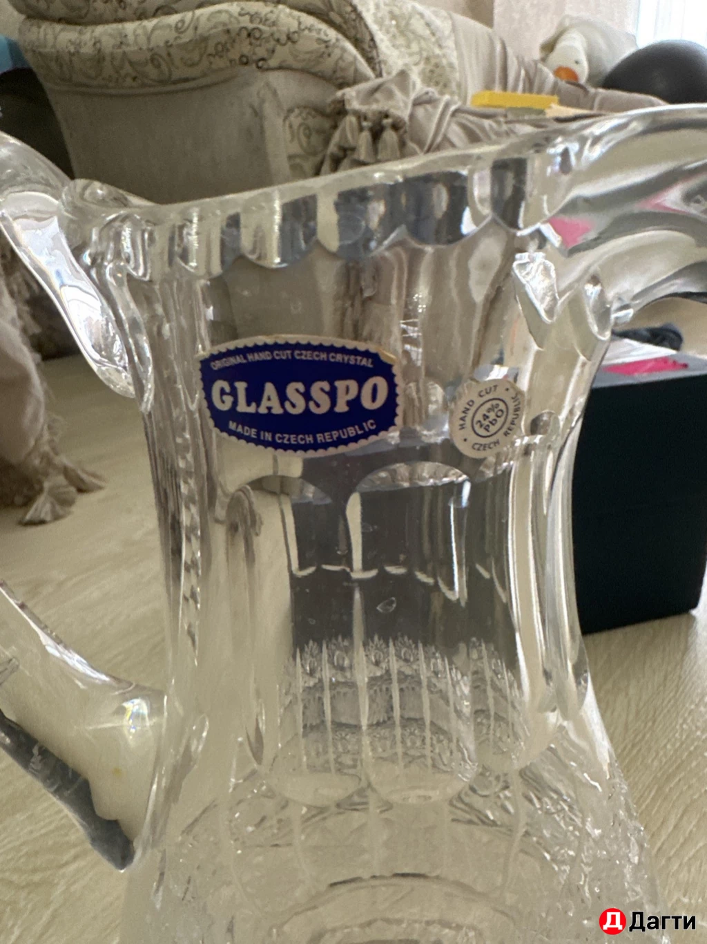 Чешский хрустальный графин