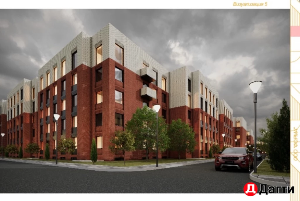 Квартира, 1 комната, 58 м², Застройщик