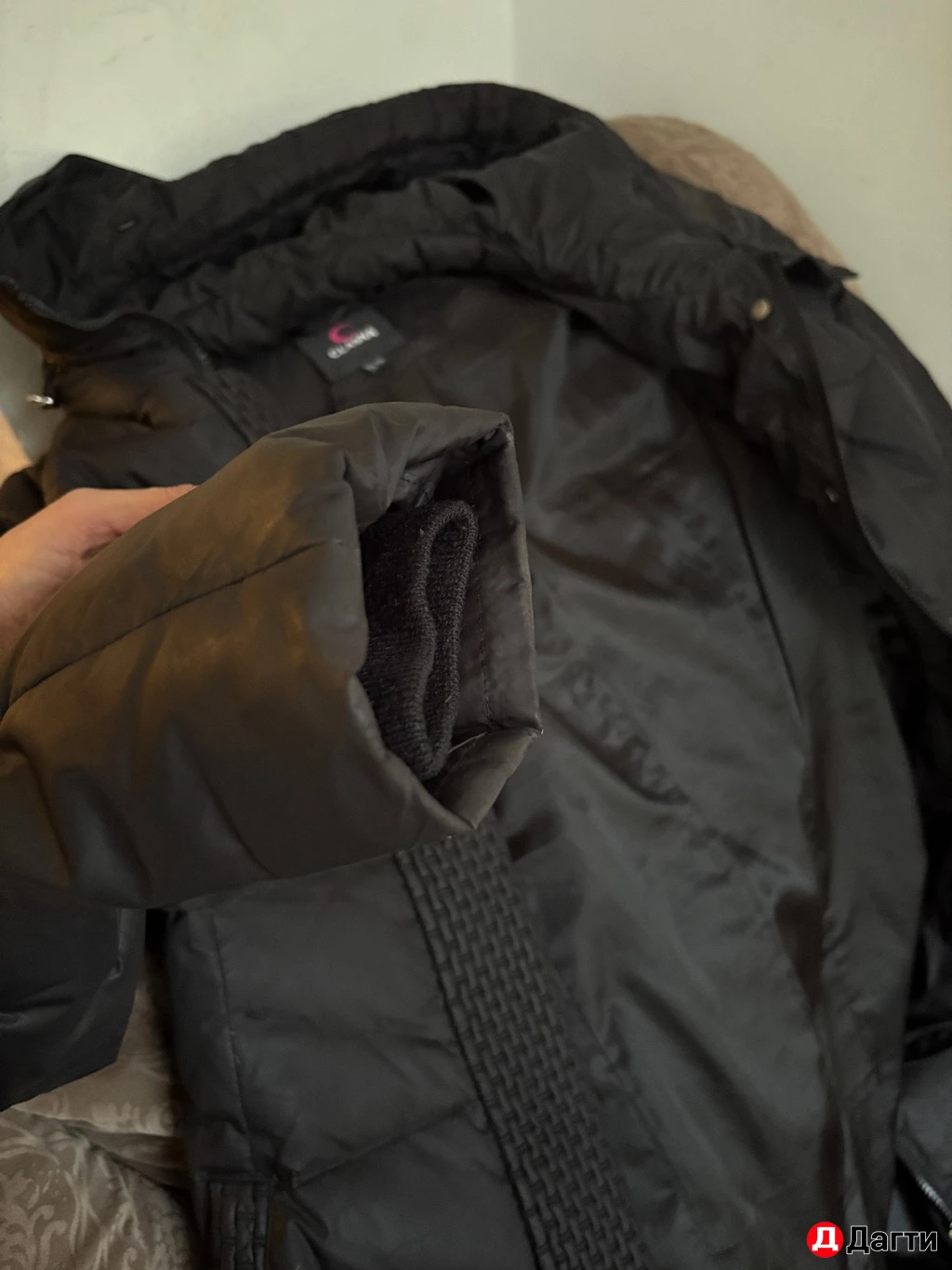 Пуховик женский пух-перо