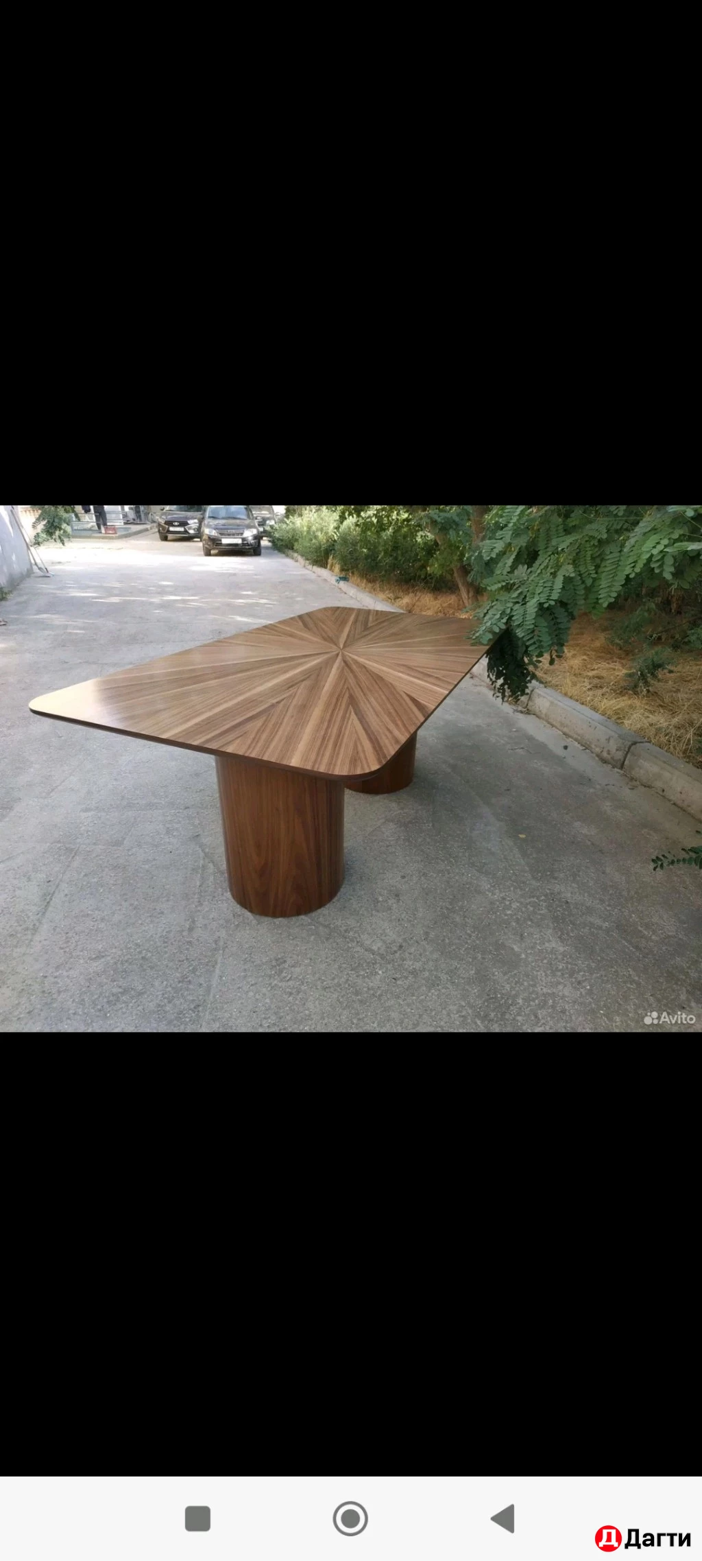 Торцовый  спил стол