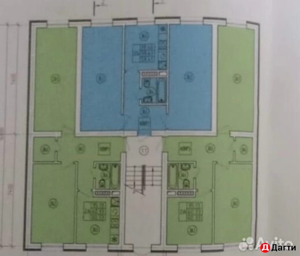 Квартира, 2 комнаты, 76 м², Собственник