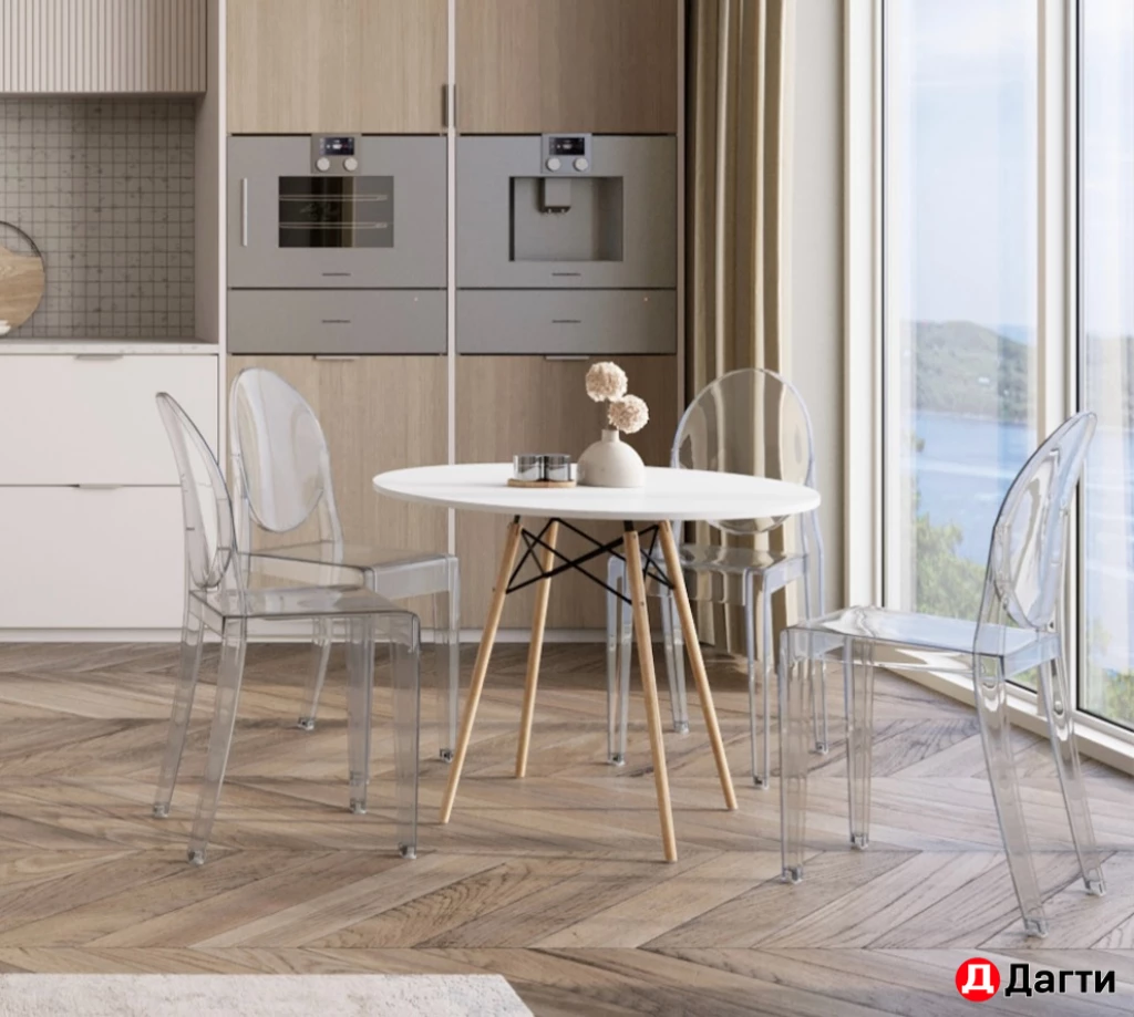 Стулья дизайнерские, прозрачные