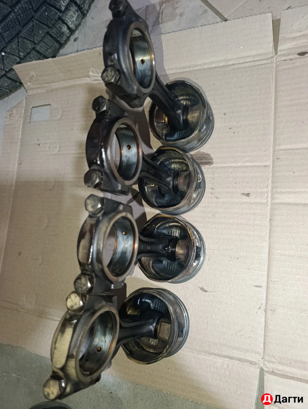 Поршень с шатуном на Nexsia Lanos