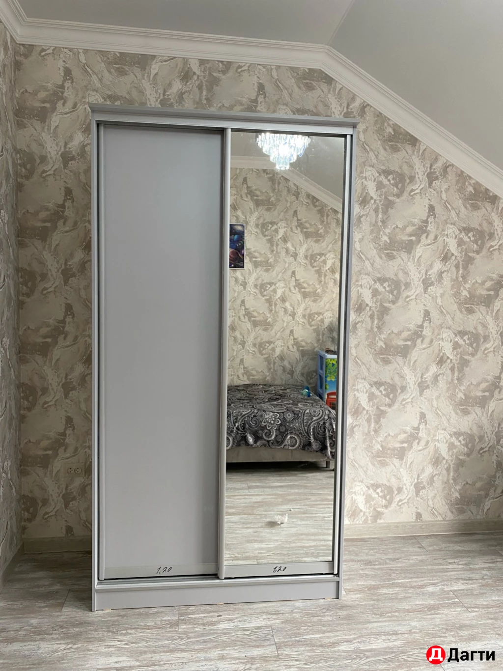 Шкаф купе 1.05 Серый