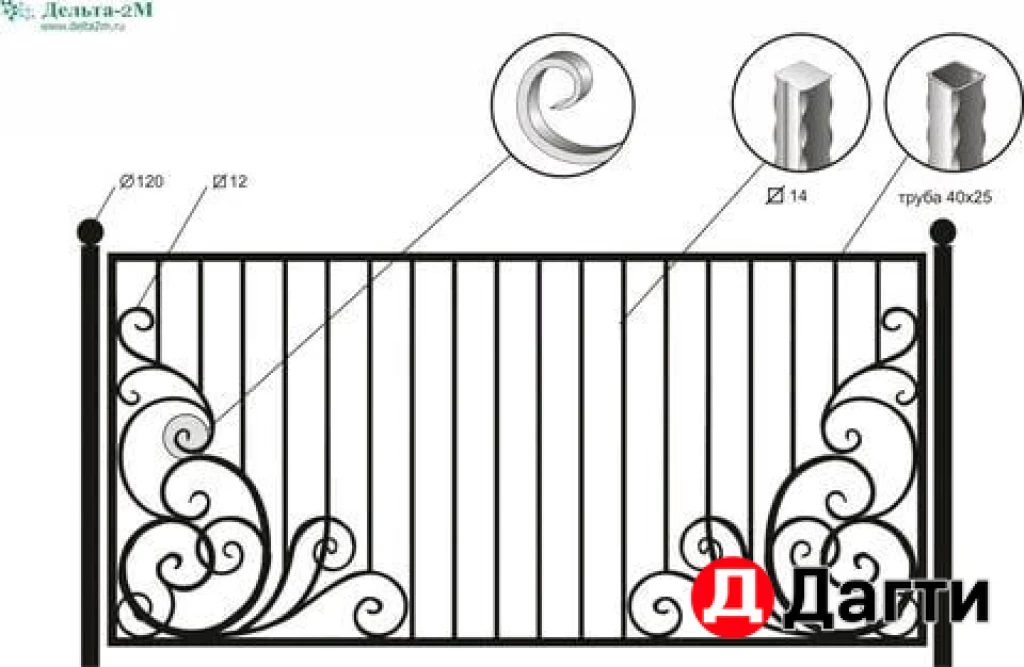 Оградки как не неотъемлемая часть выходной зоны.