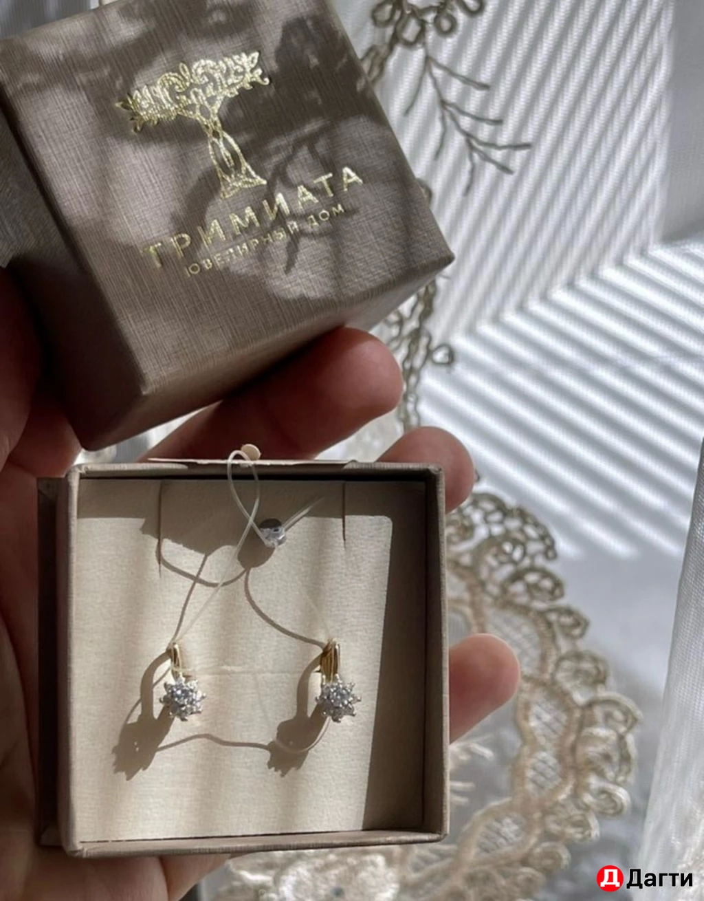 Золотые серьги детские