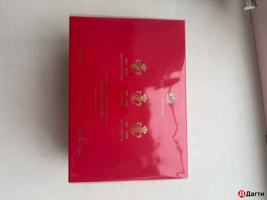 Clive Christian Crown Collection TravellersSet маркировка честный знак