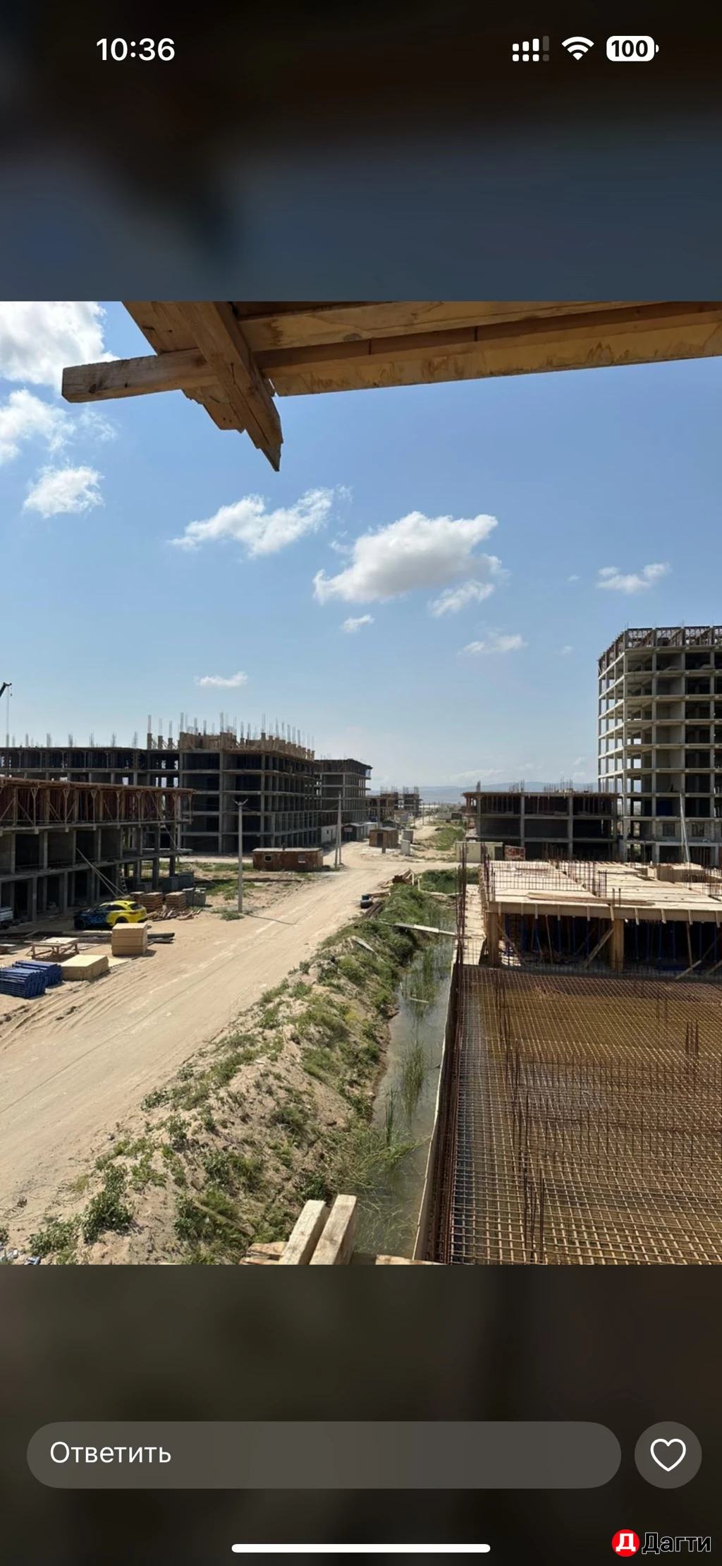 Квартира, Свободная планировка, 32 м², Застройщик