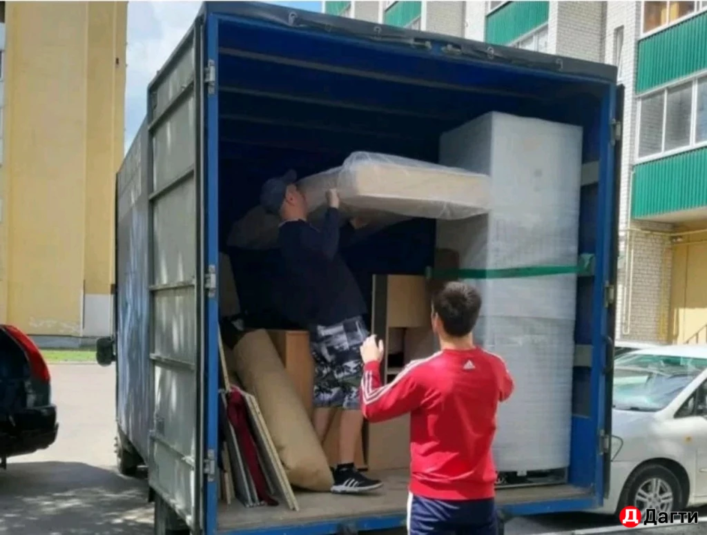 Грузоперевозки газель с грузчками